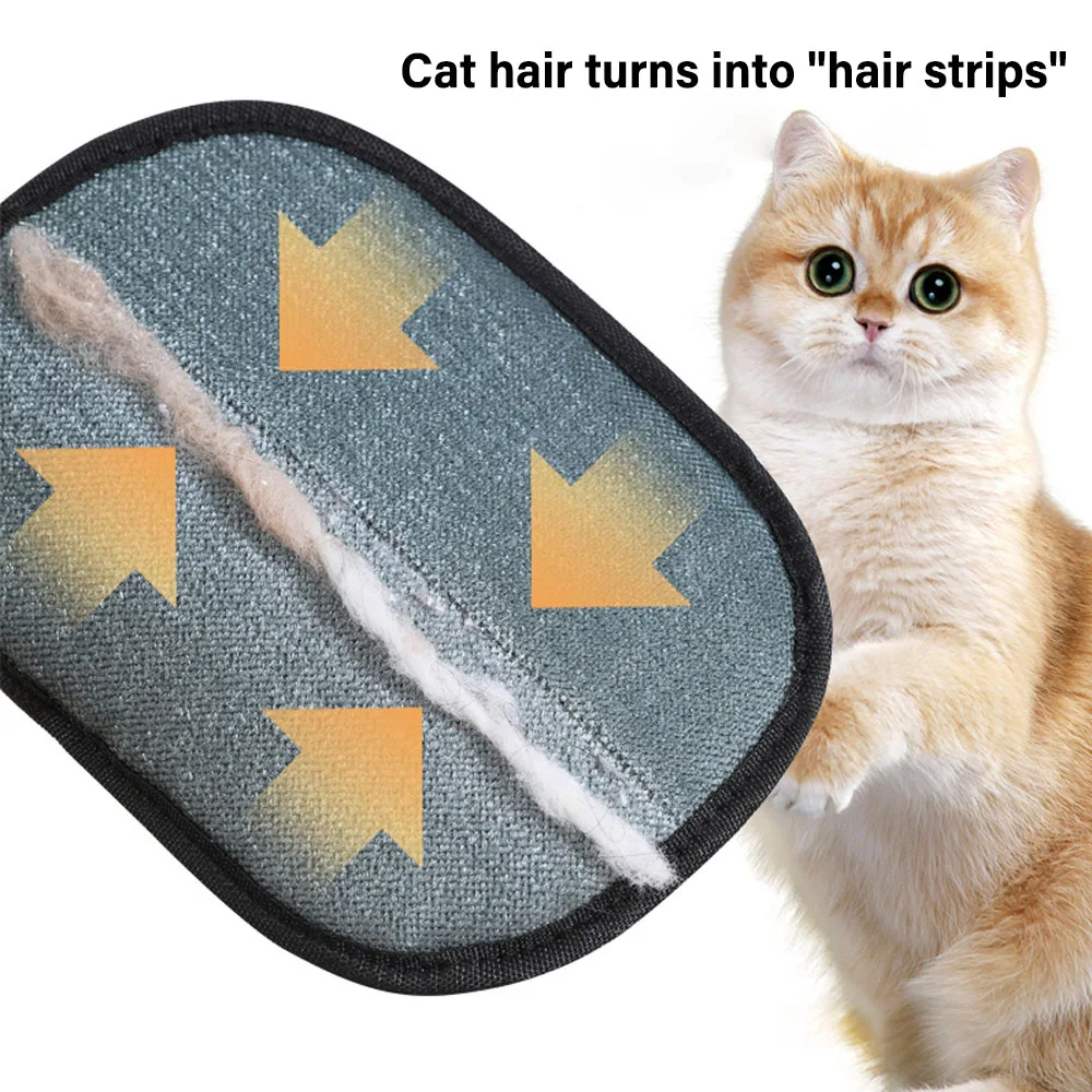 2-in-1 Pet Grooming & Hair Removal Gloves (2-Pack)