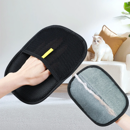2-in-1 Pet Grooming & Hair Removal Gloves (2-Pack)