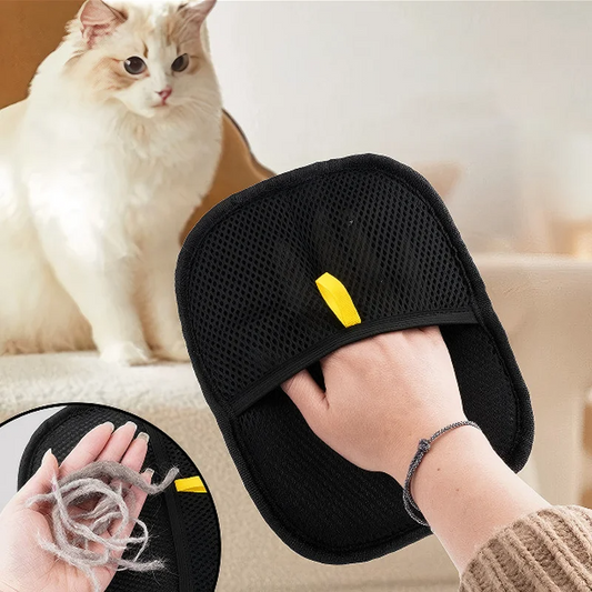 2-in-1 Pet Grooming & Hair Removal Gloves (2-Pack)